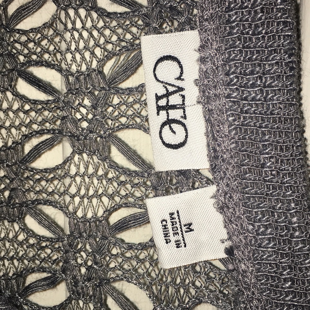 Grey blouse/sweater, Medium